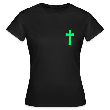 Jésus-Christ Christianisme Dieu Bible - T-shirt Femme - noir - Devant - AI Model Female 172 dark (172cm)