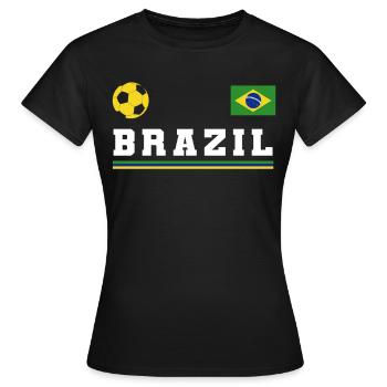 Brésil Brésil Maillot brésilien Rio de Janeiro - T-shirt Femme - noir - Devant - AI Model Female 172 dark (172cm)