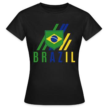 Brésil Brésil Maillot brésilien Rio de Janeiro - T-shirt Femme - noir - Devant - AI Model Female 172 dark (172cm)