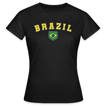 Brésil Brésil Maillot brésilien Rio de Janeiro - T-shirt Femme - noir - Devant - AI Model Female 172 dark (172cm)
