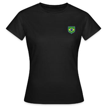Brazil Brazil shirt Brazilian Rio de Janeirao - Women's T-Shirt - black - Front - AI Model Female 172 dark (172cm)