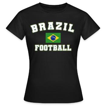 Brazil Brazil shirt Brazilian Rio de Janeirao - Women's T-Shirt - black - Front - AI Model Female 172 dark (172cm)