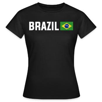Brésil Brésil Maillot brésilien Rio de Janeiro - T-shirt Femme - noir - Devant - AI Model Female 172 dark (172cm)