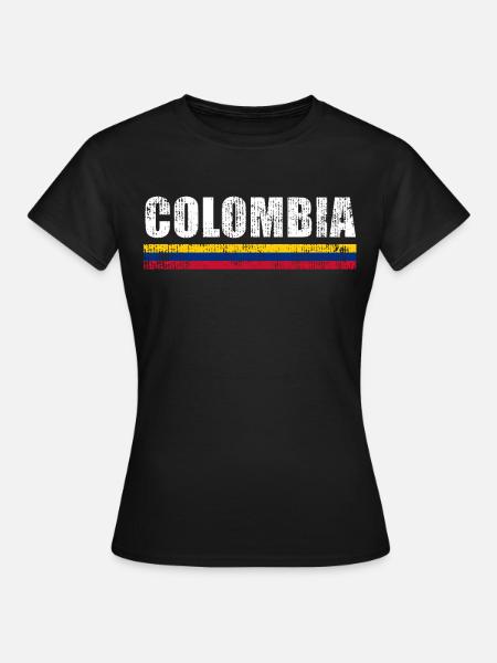 Colombie Colombie Medellín Vacances Bogota Cali - T-shirt Femme - noir