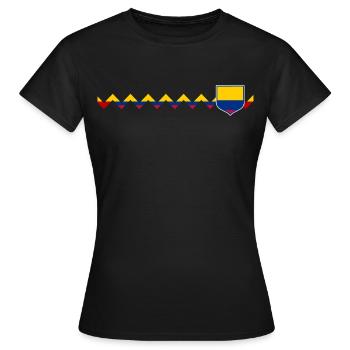 Colombie Colombie Medellín Vacances Bogota Cali - T-shirt Femme - noir - Devant - AI Model Female 172 dark (172cm)