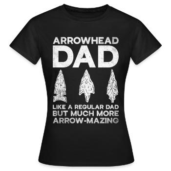 Arrowheads Collectible Arrowheads Collection - Women's T-Shirt - black - Front - AI Model Female 172 dark (172cm)