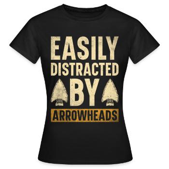 Arrowheads Collectible Arrowheads Collection - Women's T-Shirt - black - Front - AI Model Female 172 dark (172cm)