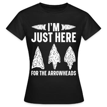 Arrowheads Collectible Arrowheads Collection - Women's T-Shirt - black - Front - AI Model Female 172 dark (172cm)