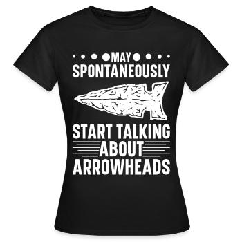 Arrowheads Collectible Arrowheads Collection - Women's T-Shirt - black - Front - AI Model Female 172 dark (172cm)