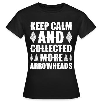 Arrowheads Collectible Arrowheads Collection - Women's T-Shirt - black - Front - AI Model Female 172 dark (172cm)