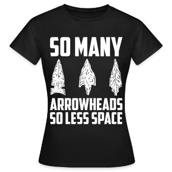 Arrowheads Collectible Arrowheads Collection - Women's T-Shirt - black - Front - AI Model Female 172 dark (172cm)