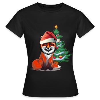 Nikolaus Fuchs Christmas presents - Women's T-Shirt - black - Front - AI Model Female 172 dark (172cm)
