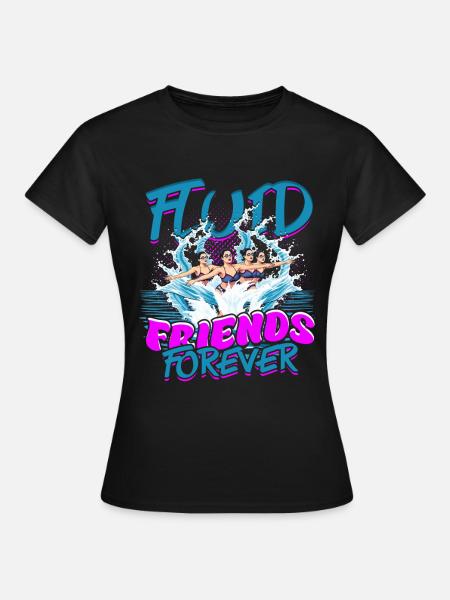 Synchronschwimmen Synchro Schwimmer - Frauen T-Shirt - Schwarz