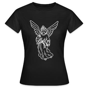 Christmas Angel Angel Angel Christmas Xmas - Women's T-Shirt - black - Front - AI Model Female 172 dark (172cm)