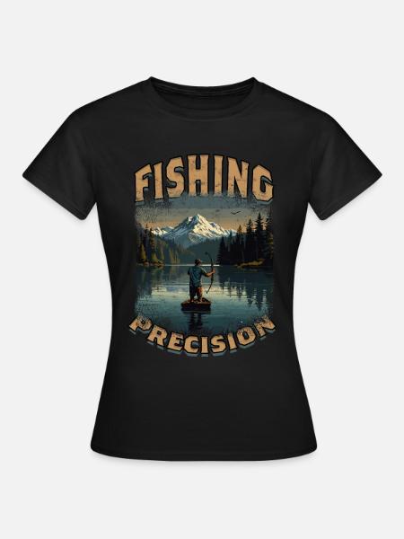 Bogenfischer Bogenfischen Bogenangeln - Frauen T-Shirt - Schwarz