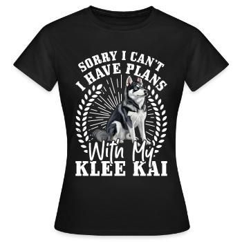 Alaskan Clover Kai - Women's T-Shirt - black - Front - AI Model Female 172 dark (172cm)