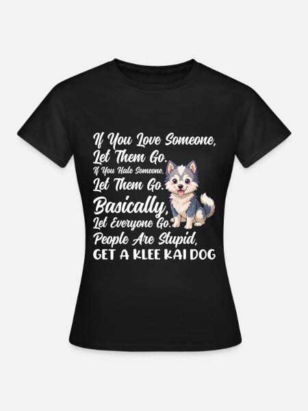 Alaskan Klee Kai - Frauen T-Shirt - Schwarz