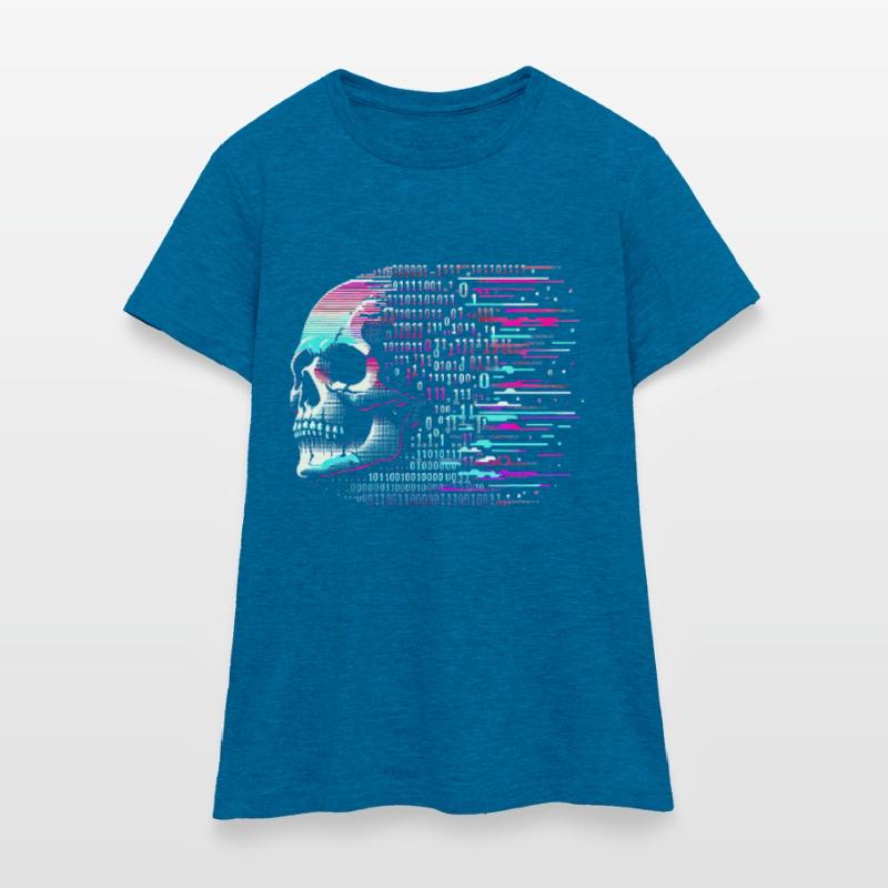 Hacker Programmeur Programmation Informatique T-shirt Femme