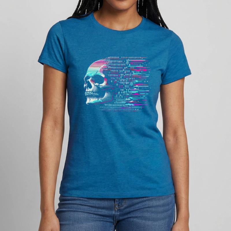 Hacker Programmeur Programmation Informatique T-shirt Femme