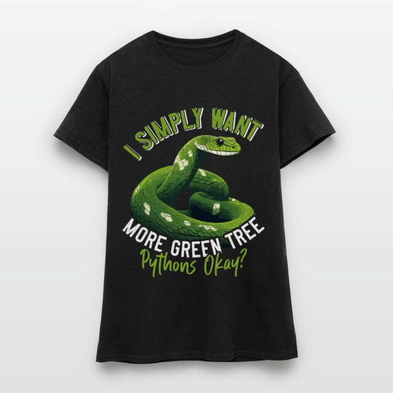 Python arborescent vert T-shirt Femme