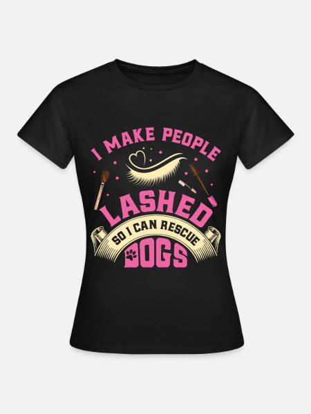 Lash Tech - Frauen T-Shirt - Schwarz