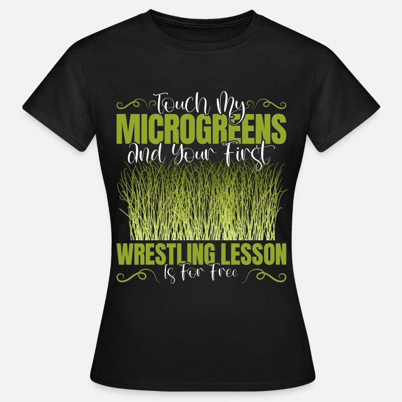Microgreens Microgreen - Maglietta da donna - nero