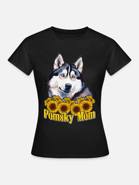 Hundespruch Hunde Hund - Dame-T-shirt - sort