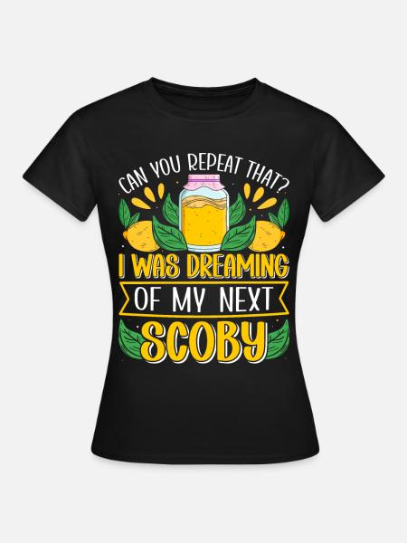 Kombucha Scoby fermented drinks - Frauen T-Shirt - Schwarz