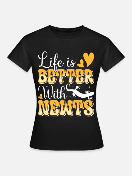 Molch - Frauen T-Shirt - Schwarz