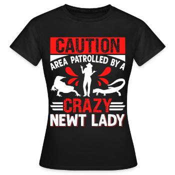Molch - Frauen T-Shirt - Schwarz - Vorne - AI Model Female 172 dark (172cm)