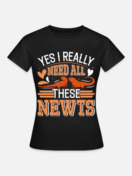 Molch - Frauen T-Shirt - Schwarz