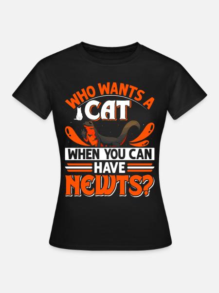 Molch - Frauen T-Shirt - Schwarz