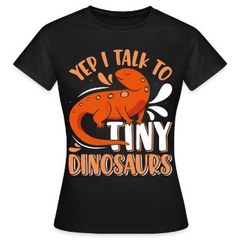 Molch - Frauen T-Shirt - Schwarz - Vorne - AI Model Female 172 dark (172cm)