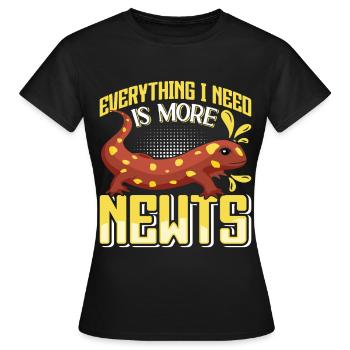 Triton - T-shirt Femme - noir - Devant - AI Model Female 172 dark (172cm)