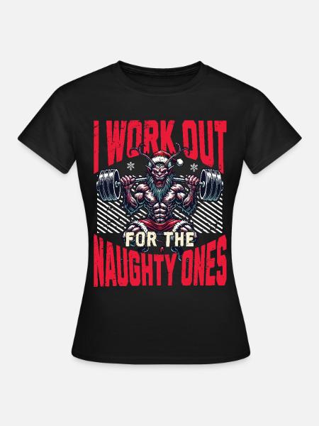 Krampus Trainiert Für Die Frechen - Frauen T-Shirt - Schwarz