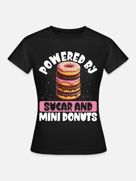 Donuts Donut - Frauen T-Shirt - Schwarz