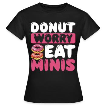 Donuts Donut - Frauen T-Shirt - Schwarz - Vorne - AI Model Female 172 dark (172cm)