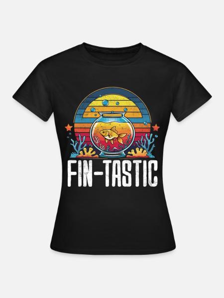 Aquarium Aquaristik - Frauen T-Shirt - Schwarz
