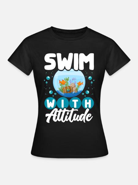 Aquarium Aquaristik - Frauen T-Shirt - Schwarz