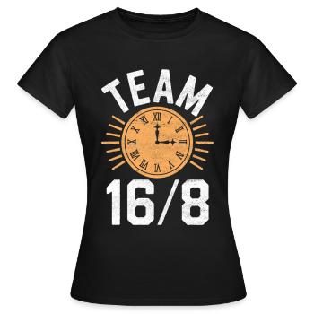 Intermittent fasting Intermittent fasting - Women's T-Shirt - black - Front - AI Model Female 172 dark (172cm)