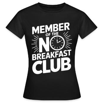 Intermittent fasting Intermittent fasting - Women's T-Shirt - black - Front - AI Model Female 172 dark (172cm)
