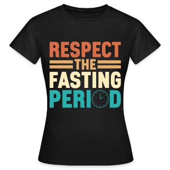 Intermittent fasting Intermittent fasting - Women's T-Shirt - black - Front - AI Model Female 172 dark (172cm)