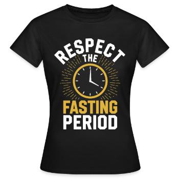 Intermittent fasting Intermittent fasting - Women's T-Shirt - black - Front - AI Model Female 172 dark (172cm)
