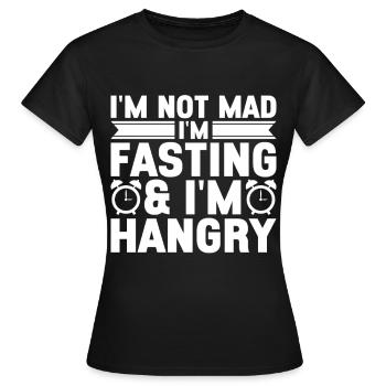 Intermittent fasting Intermittent fasting - Women's T-Shirt - black - Front - AI Model Female 172 dark (172cm)