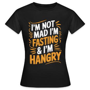 Intermittent fasting Intermittent fasting - Women's T-Shirt - black - Front - AI Model Female 172 dark (172cm)
