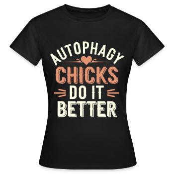 Intermittent fasting Intermittent fasting - Women's T-Shirt - black - Front - AI Model Female 172 dark (172cm)