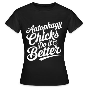 Intermittent fasting Intermittent fasting - Women's T-Shirt - black - Front - AI Model Female 172 dark (172cm)