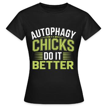 Intermittent fasting Intermittent fasting - Women's T-Shirt - black - Front - AI Model Female 172 dark (172cm)