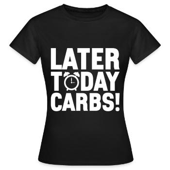 Intermittent fasting Intermittent fasting - Women's T-Shirt - black - Front - AI Model Female 172 dark (172cm)