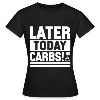 Intermittent fasting Intermittent fasting - Women's T-Shirt - black - Front - AI Model Female 172 dark (172cm)